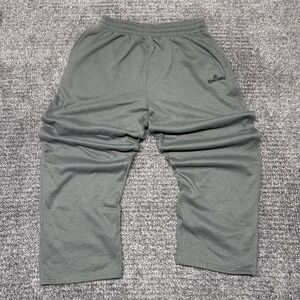 Spalding Gray Sweatpants Men's Y2K Size Large Basketball Active Wear
